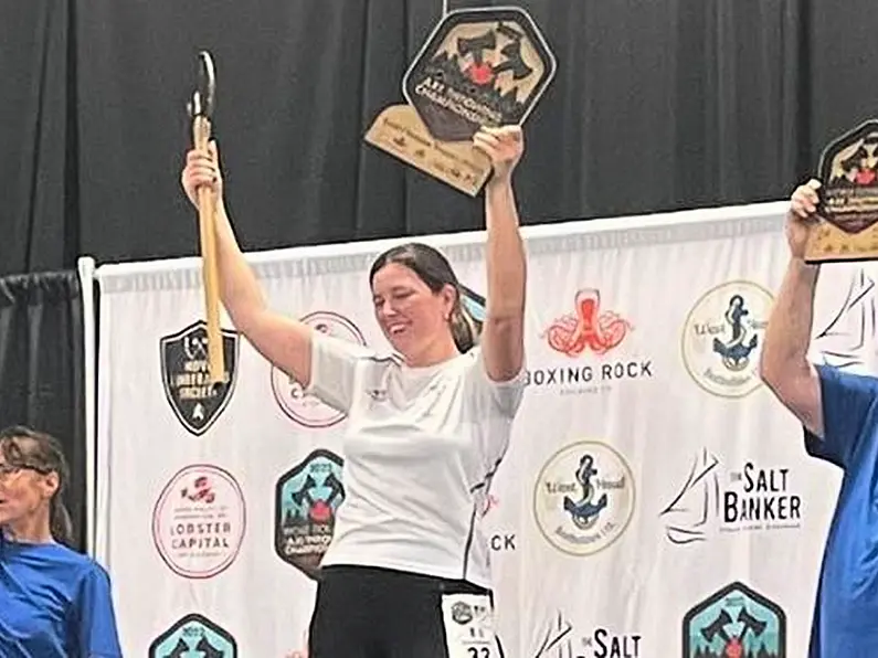 Sligo woman retains crown as world axe-throwing champion