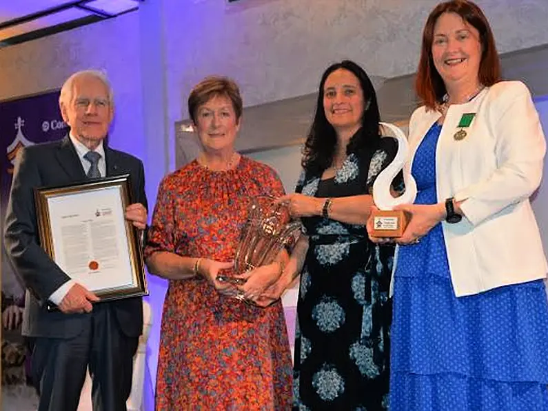 Sligo woman presented with special award