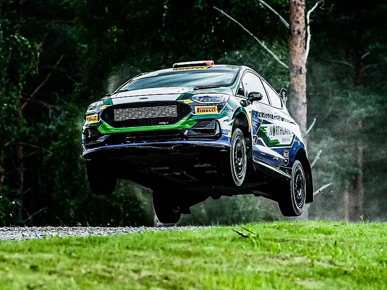 Donegal's Eamonn Kelly in Rally Finland contention