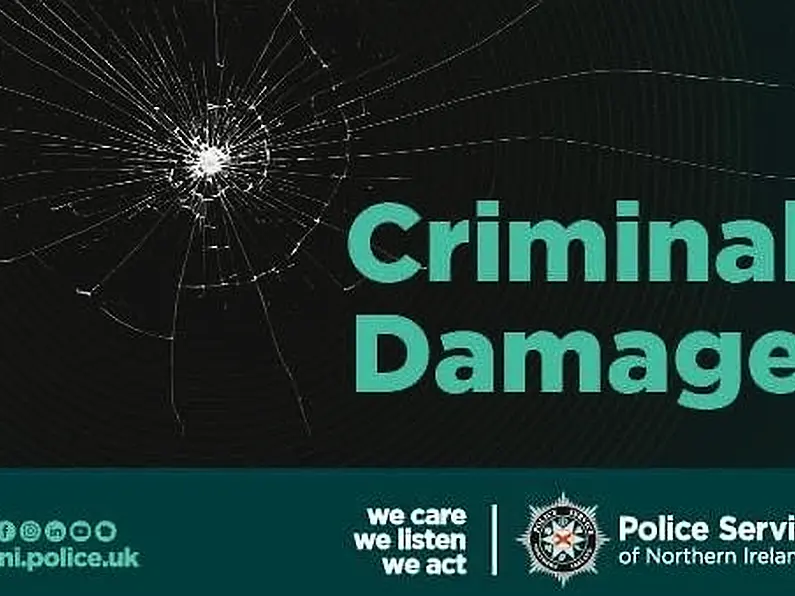 Appeal over criminal damage incident in Enniskillen