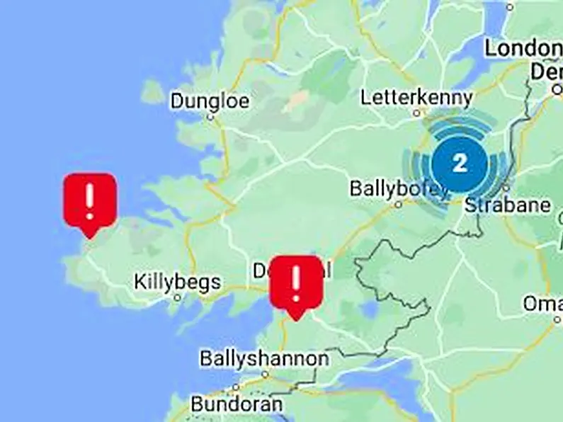 Almost 600 premises without power in Kilcar area