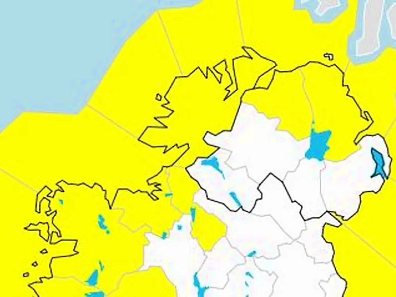 Wind warning issued for Sligo, Leitrim & Donegal