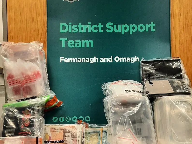 Variety of drugs and cash seized in Fermanagh