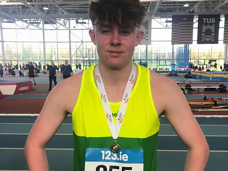 Bronze medal for North Leitrim AC's Luke Fitzmaurice at National Indoors