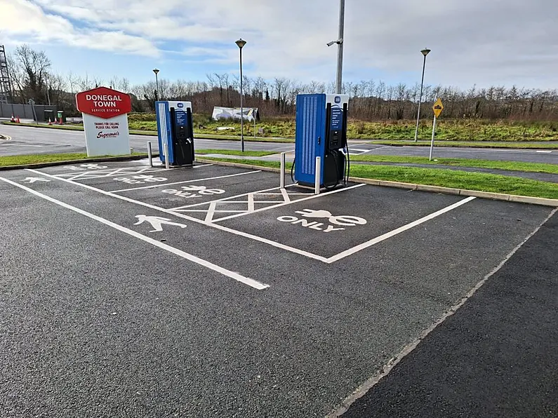 New Electric Vehicle charging points installed in Donegal