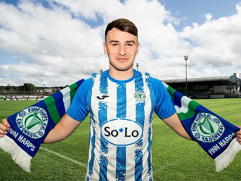 Finn Harps secure loan signing of Luke O'Brien