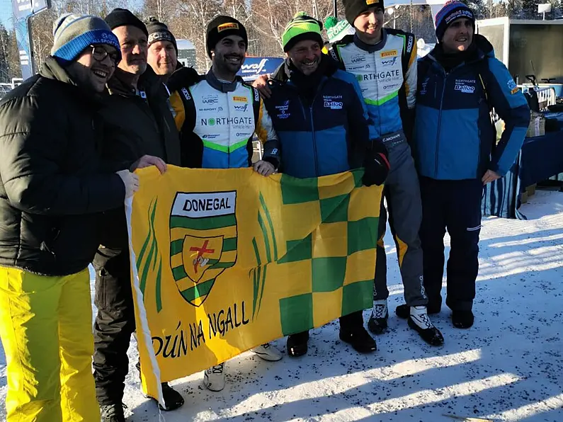 Eamonn Kelly finishes 3rd in Rally Sweden