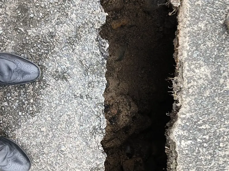 'Sink hole' appears in Mountcharles