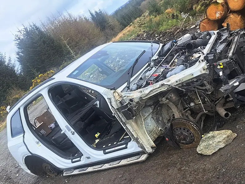 Stolen car found in Donegal stripped of its parts