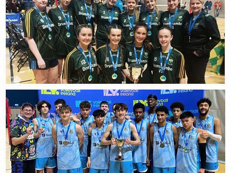 Local schools celebrate All-Ireland volleyball titles