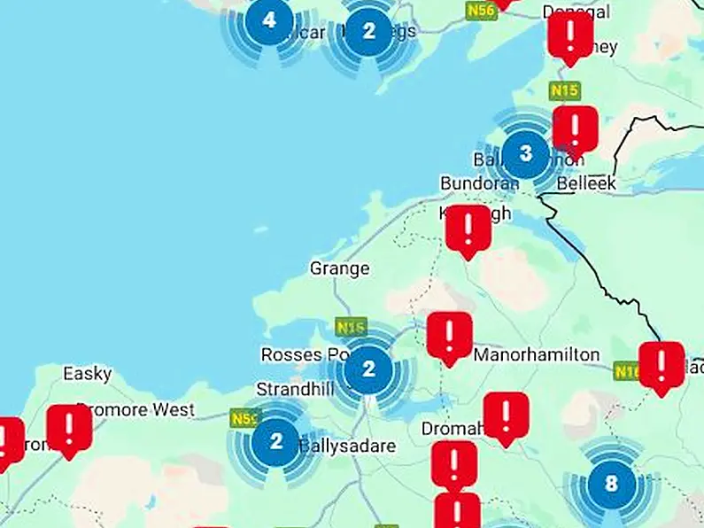 Hundreds in Sligo, Leitrim & South Donegal still without power