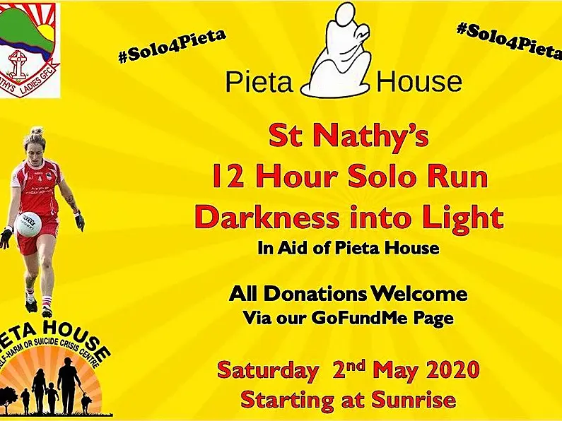 St Nathy's 12-hour solo for Pieta House