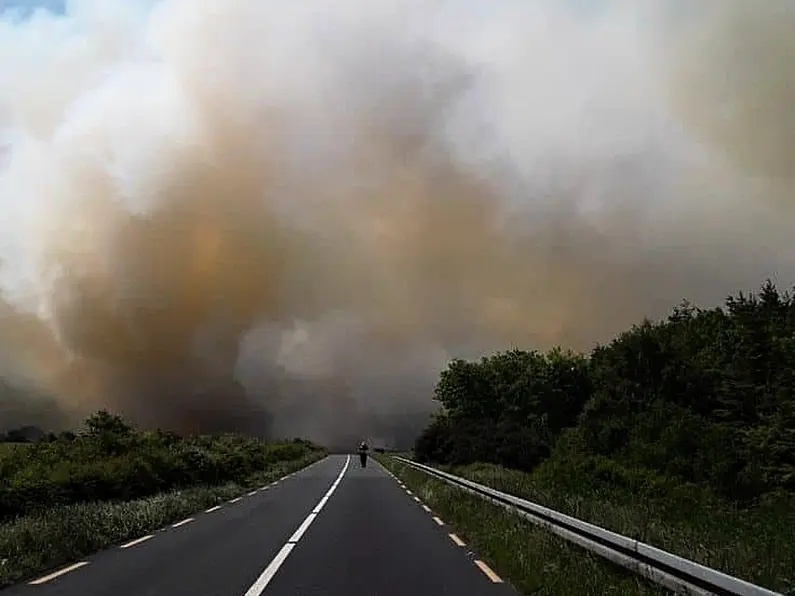 Sligo-Ballina road closed due to forest fire