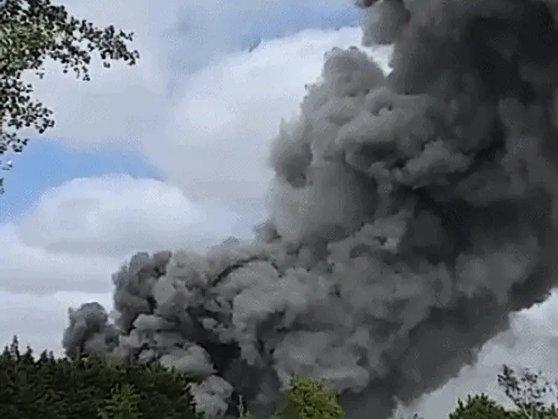 VIDEO: Fire at Deepwater Quay in Sligo