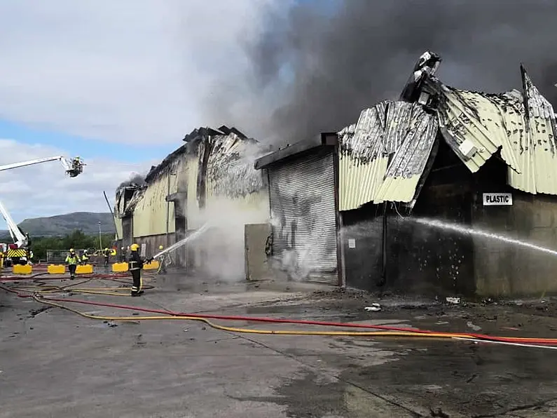 Fire Brigade personnel remain at scene of Sligo fire