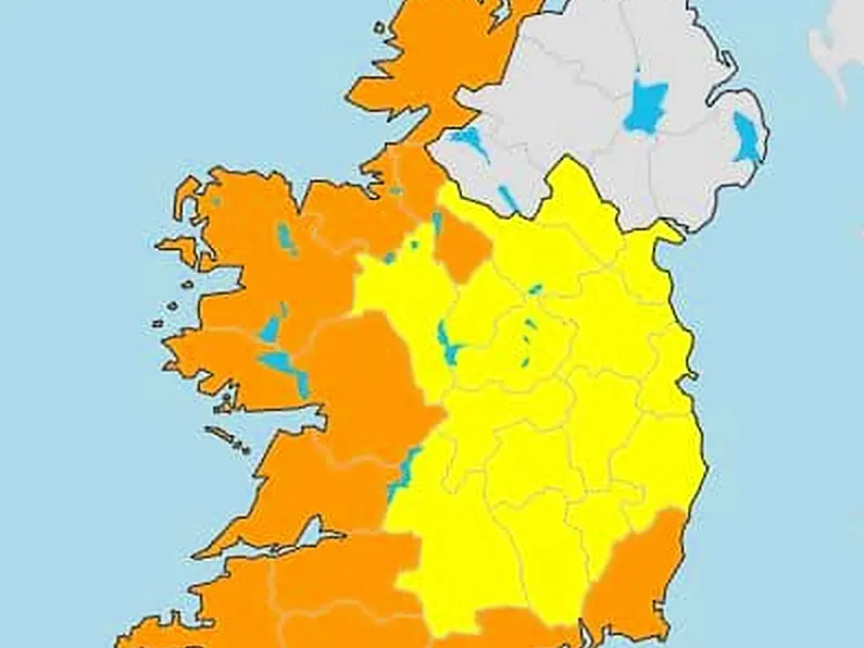 Status Orange alert for Sligo, Leitrim and Donegal