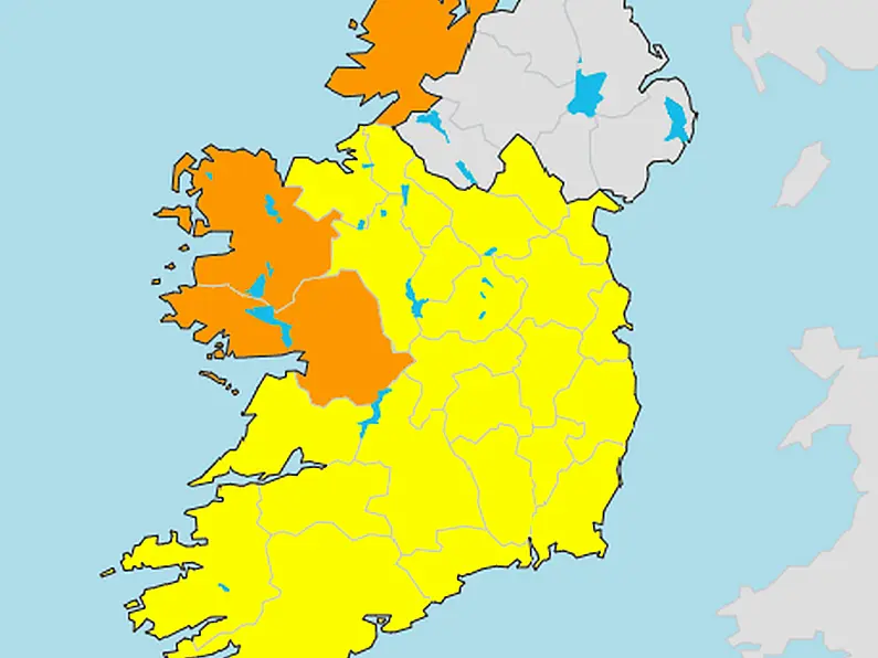 Orange wind warning in place for Donegal