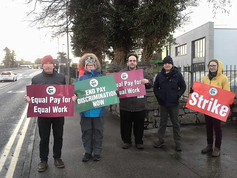 North West TUI members on the picket line