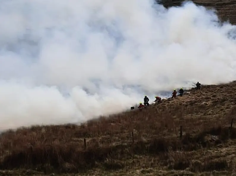 Donegal Fire Service battling gorse fire near Killybegs