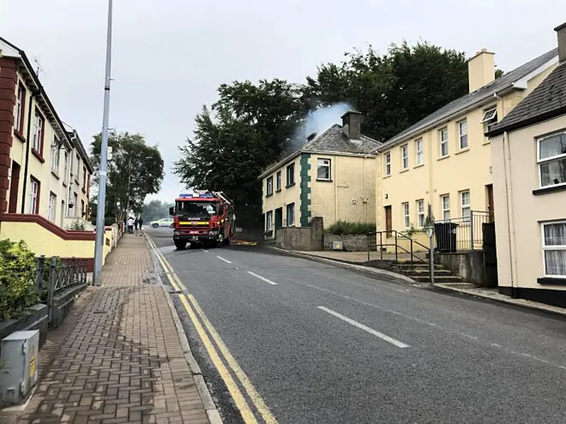 Fire on Upper Main Street in Manorhamilton