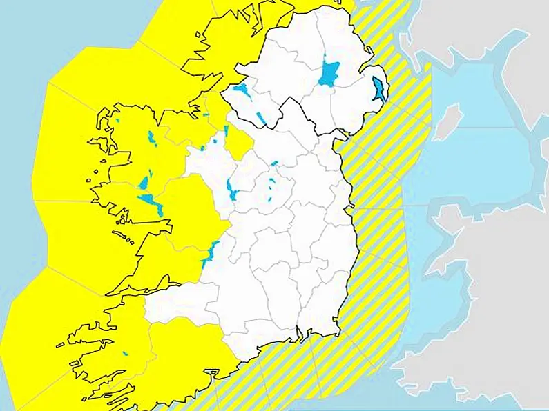 North West wind warning in place from 6am Thursday