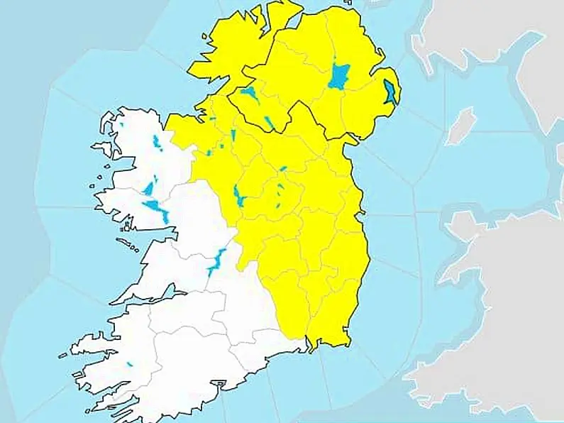 Weather warning update includes Sligo and Leitrim