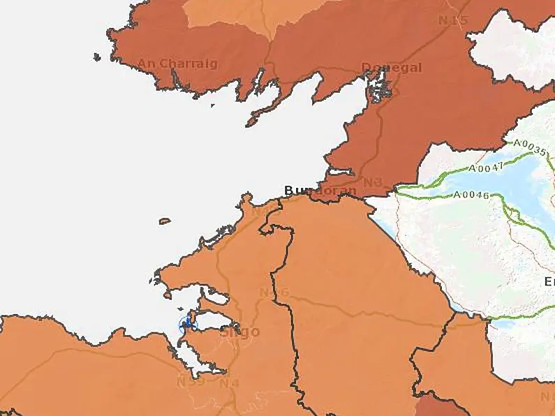 All but one Local Electoral Area above national 14 day rate