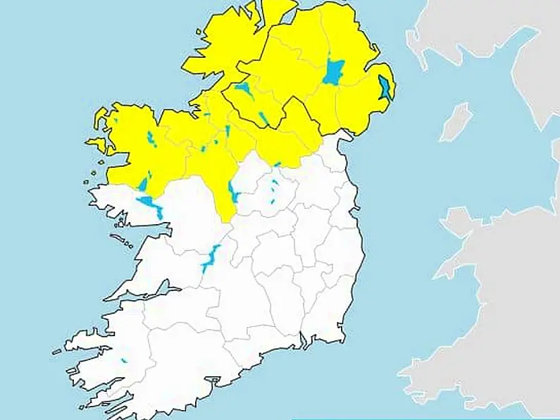 Status Yellow warning for snow/ice in place