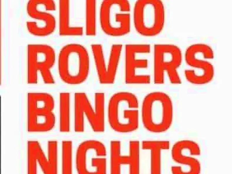 Sligo Rovers Bingo Nights start this Friday