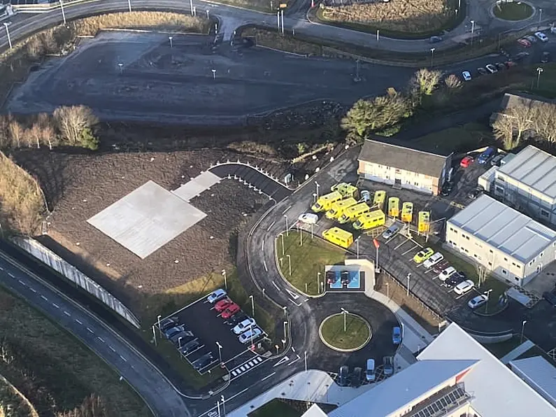 Construction of new helipad at Sligo University Hospital completed