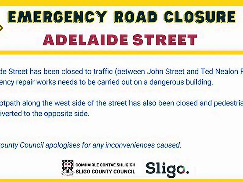 Adelaide Street closed between John Street and Ted Nealon Road.