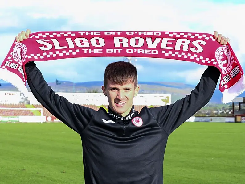 Johnny Kenny signs three-year contract with Sligo Rovers