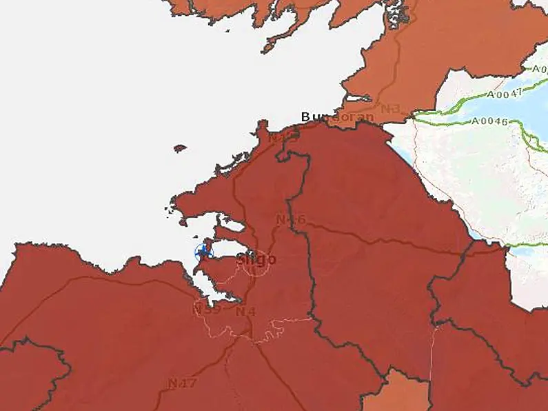 Sligo/Strandhill LEA has the highest local 14-day incidence rates