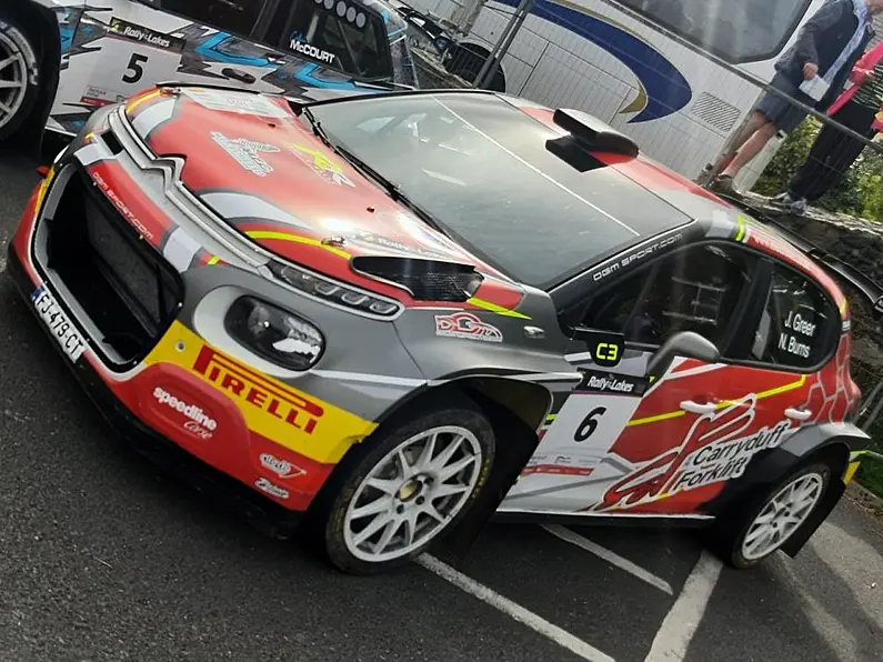 Sligo's Niall Burns finishes 3rd in Rally of the Lakes