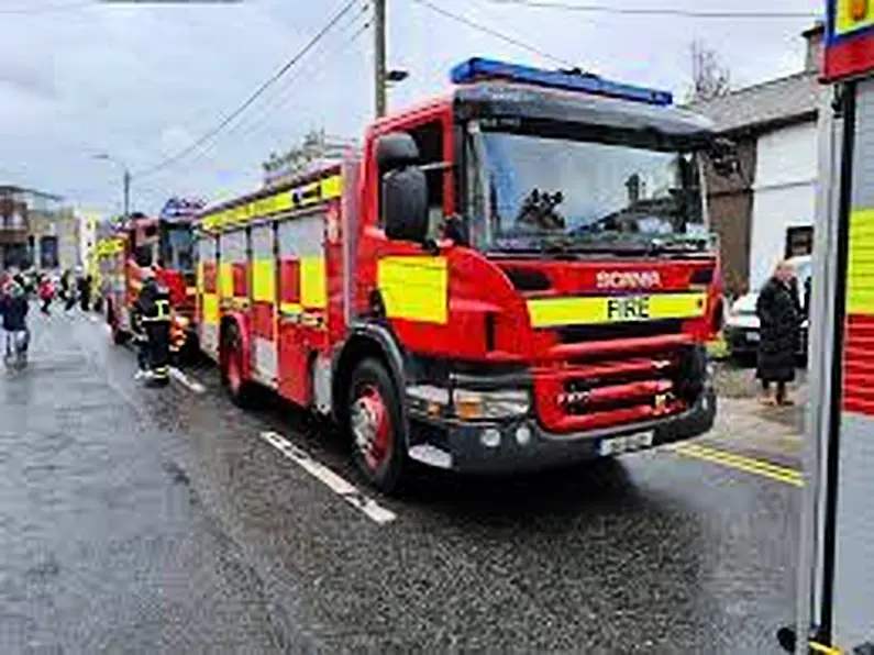 Fire services called to deal with a blaze in Finisklin