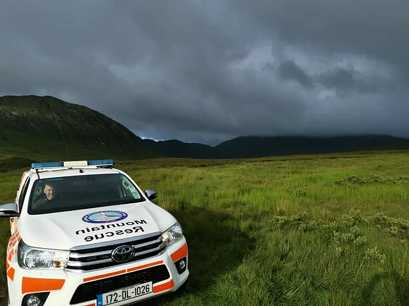 Donegal Mountain Rescue assist man on the Bluestack Mountains