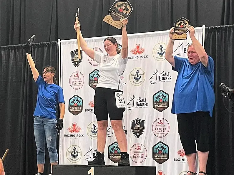 Sligo woman wins World Axe Throwing Championships