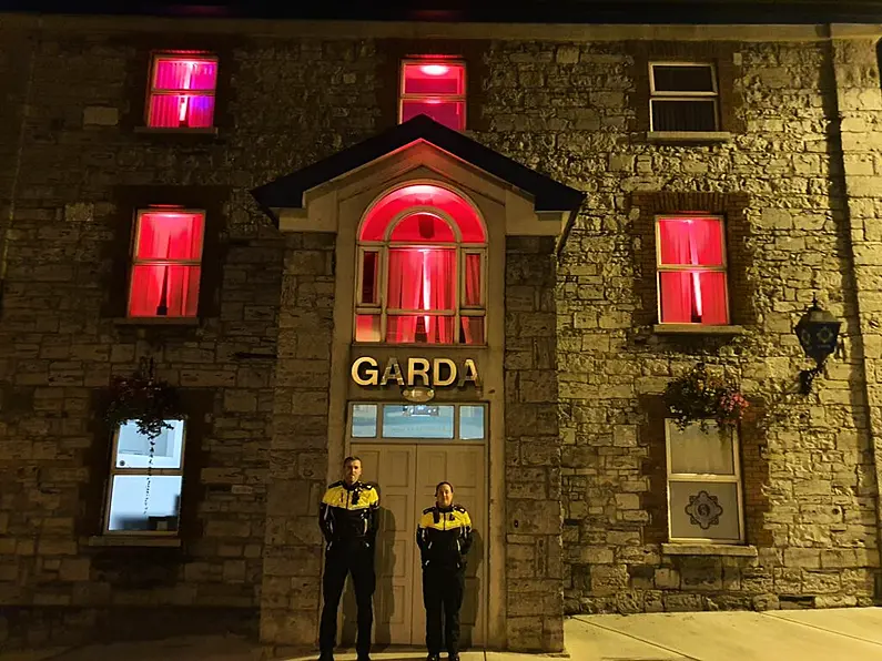 Sligo Garda Station shines special light for World Heart Day