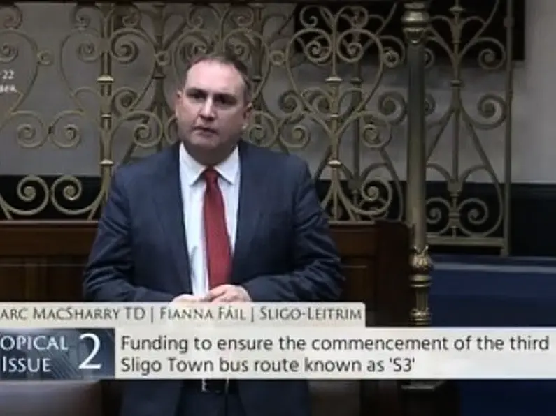 Sligo's new Bus Route debated in the Dáil