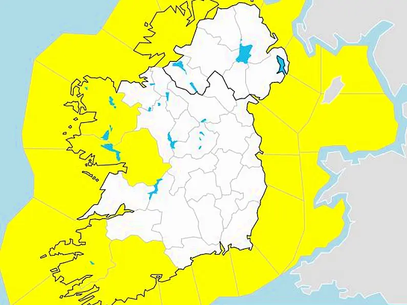 Yellow weather warning issued for Co. Donegal