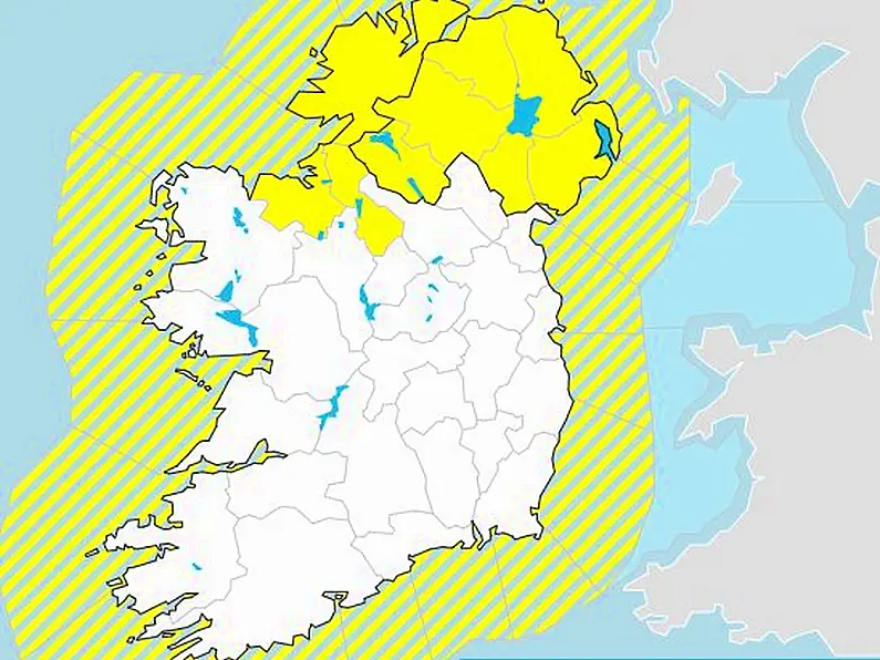 Snow/ice warning issued for Sligo, Leitrm and Donegal