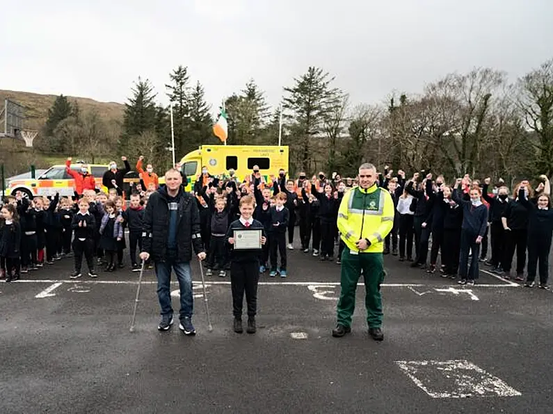 Kilcar boy gets bravery award for helping father