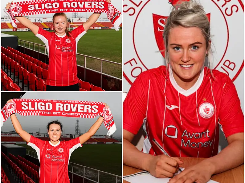 Sligo Rovers announce signings of attacking trio