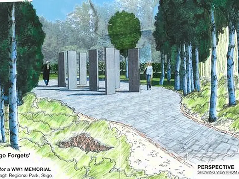 Work underway on Great War memorial garden in Sligo