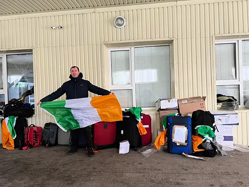 40 hour journey through war torn country to deliver Sligo supplies