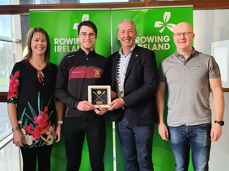 Rowing Ireland award for Sligo's Brian Colsh