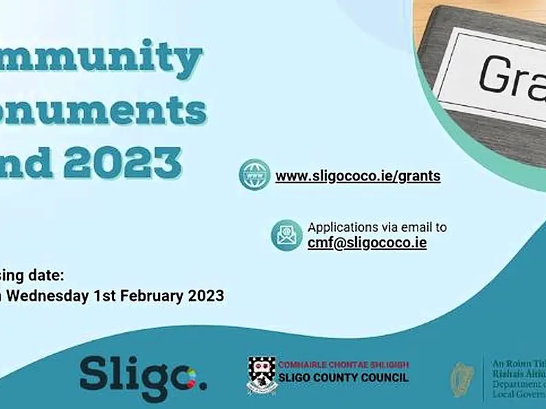 Sligo County Council inviting applications under Community Monuments Fund