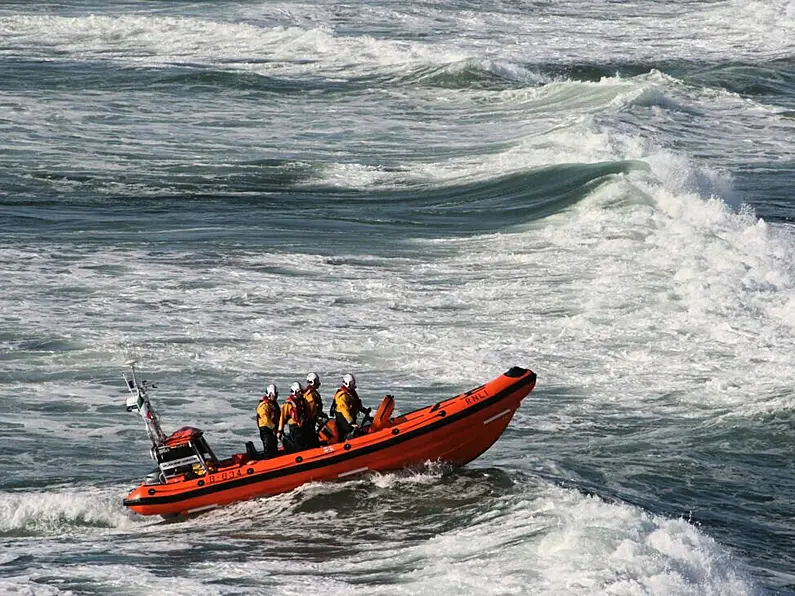 Sligo RNLI rescue dog at Culleenamore