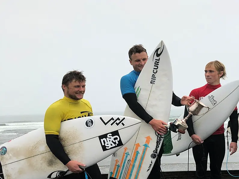 Sligo's Gearoid McDaid retains national surfing title