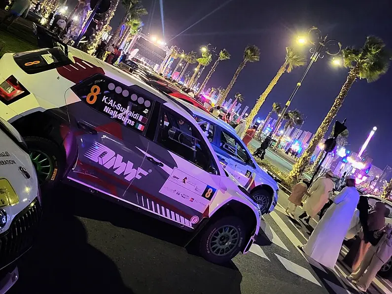 Niall Burns sixth overall after opening stage of Qatar rally